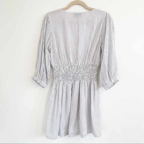 CLEOBELLA Sadie Striped Mini Dress in Ivory Medium - Picture 4 of 15